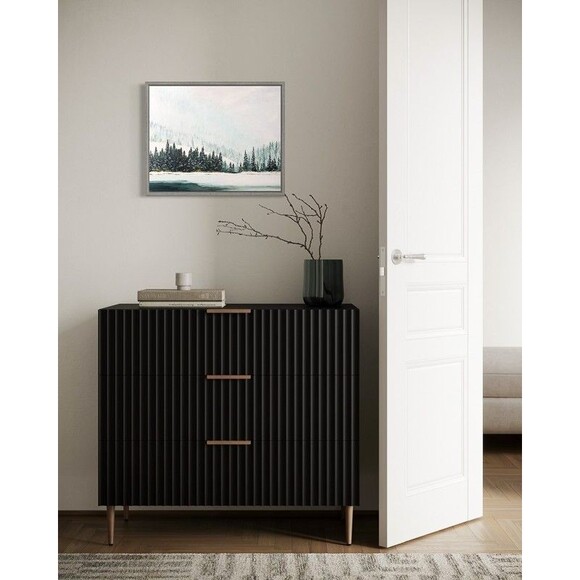 Original Oil Painting, Snowy Lake with Pines, Winter Landscape Art 16x20 Signed - Picture 8 of 8